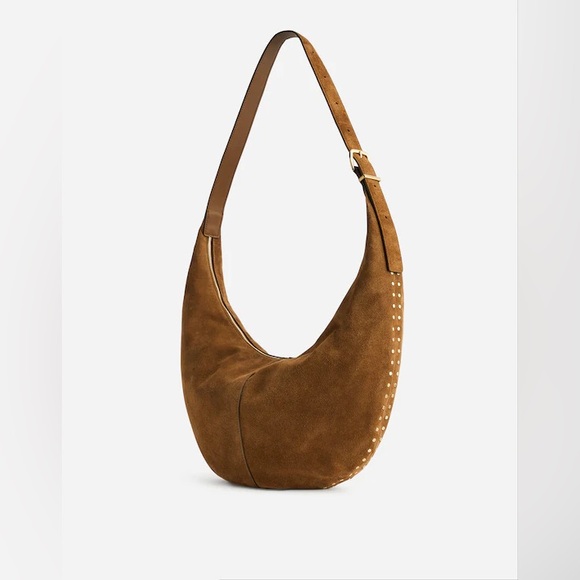Madewell Handbags - Madewell Tan Suede Hobo Bag